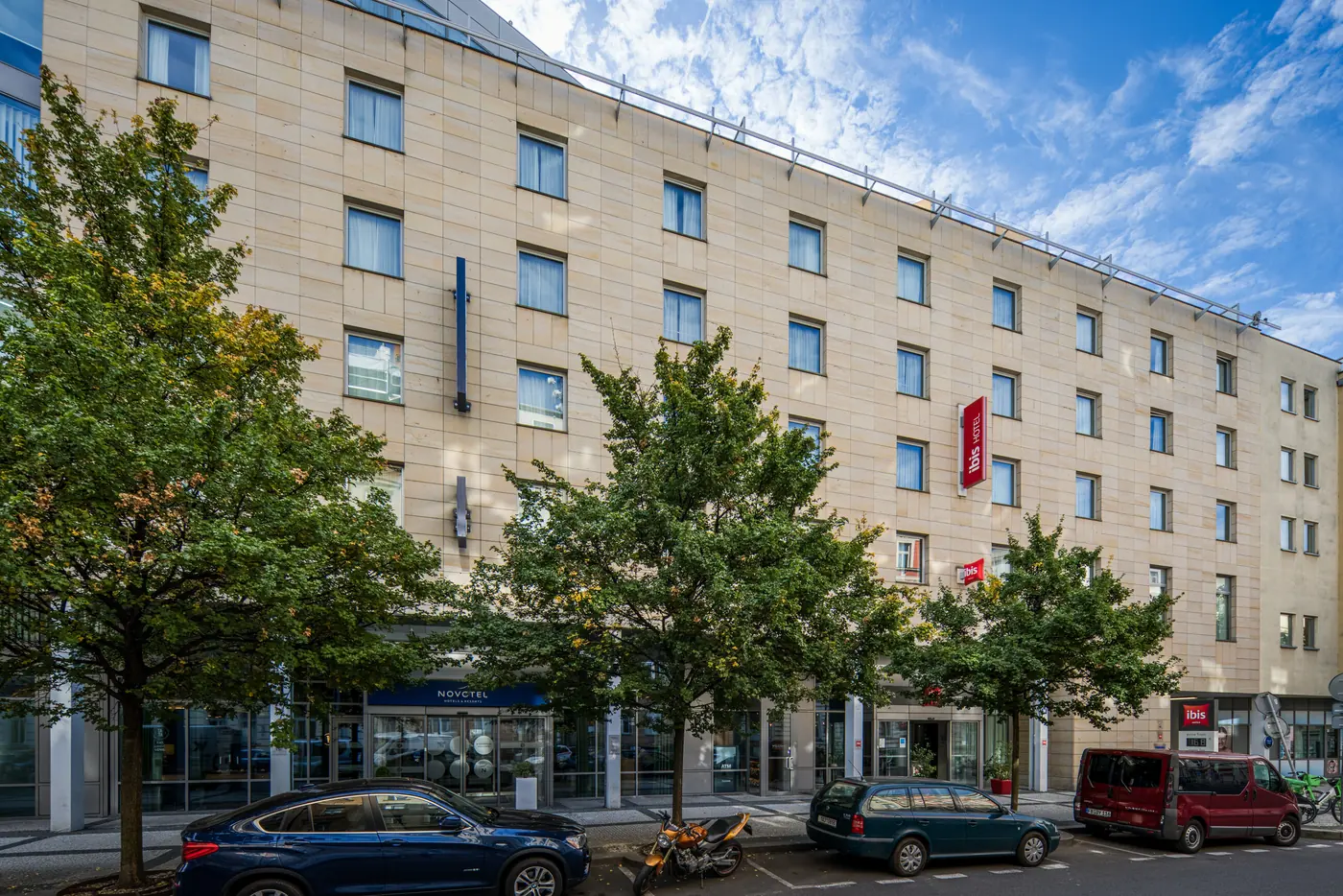 Novotel Wenceslas Square, facade