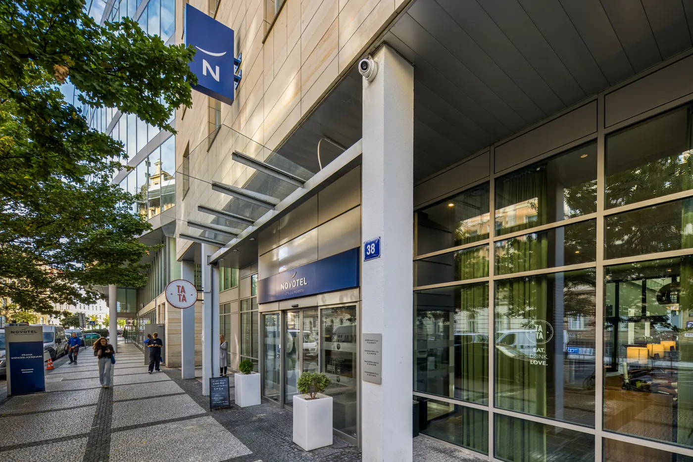 Entrance of Novotel Wenceslas Square